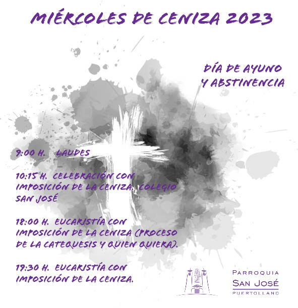 CARTEL MIÉRCOLES DE CENIZA