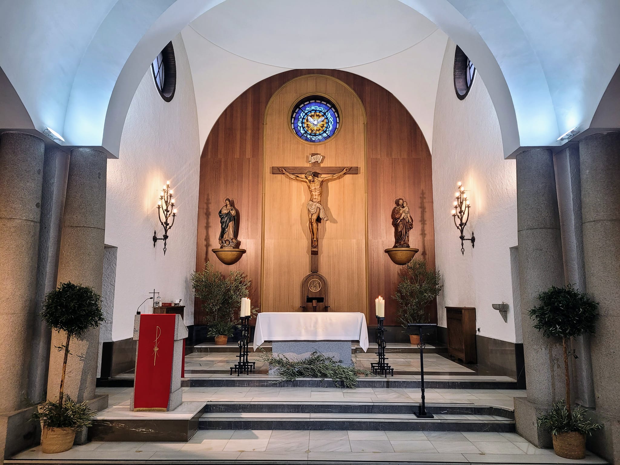 domingo de ramos altar
