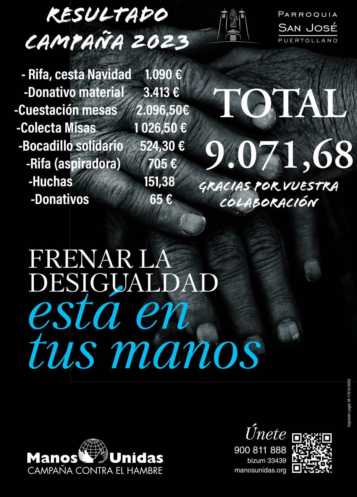 manos unidas resultado